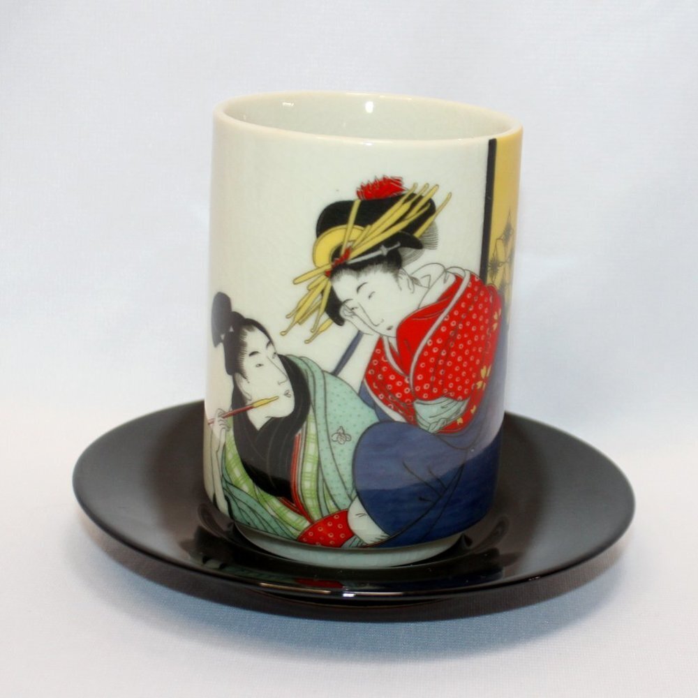 Vintage Japanese Tea Cup and Saucer